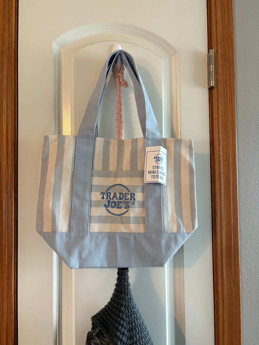 Trader Joe's Mini Striped Canvas Tote Bag Summer 2026